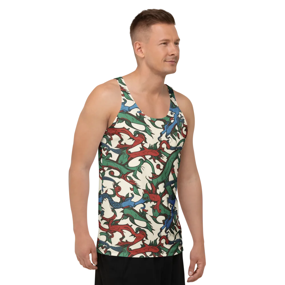 Dragonvine on Men's Tank Top — Right Front