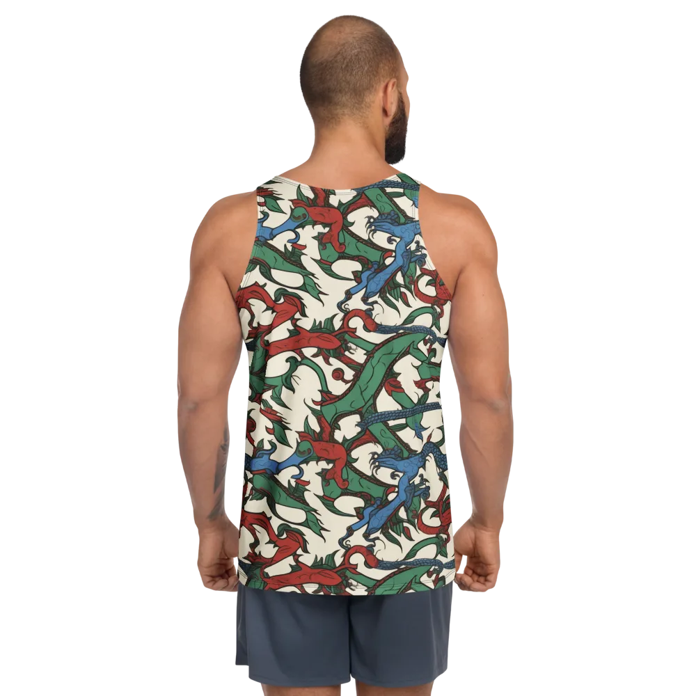 Dragonvine on Men's Tank Top — Back
