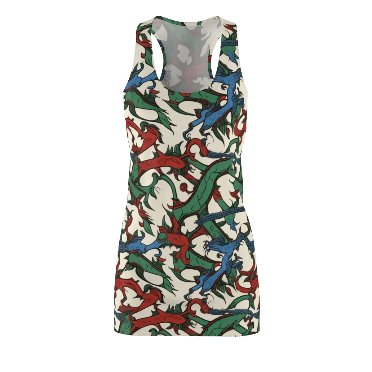 Dragonvine on Racerback Dress — Front