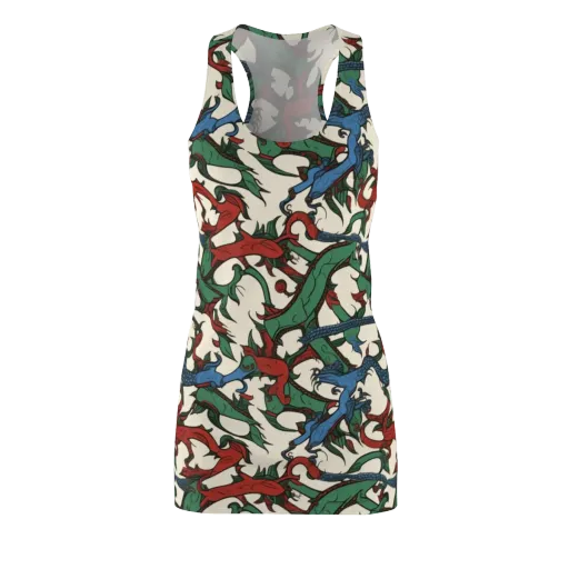 Dragonvine on a Racerback Dress