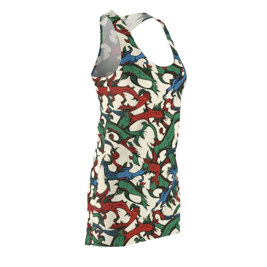 Dragonvine on Racerback Dress — Front Side