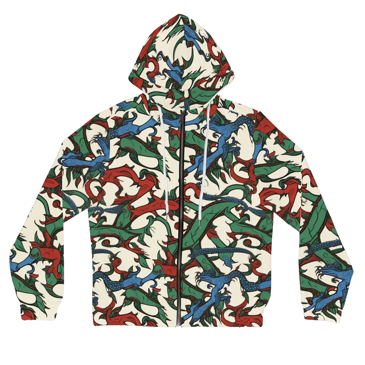 Dragonvine on Women's Full-Zip Hoodie — Front