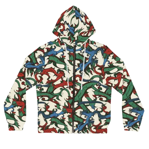 Dragonvine on a Women's Full-Zip Hoodie