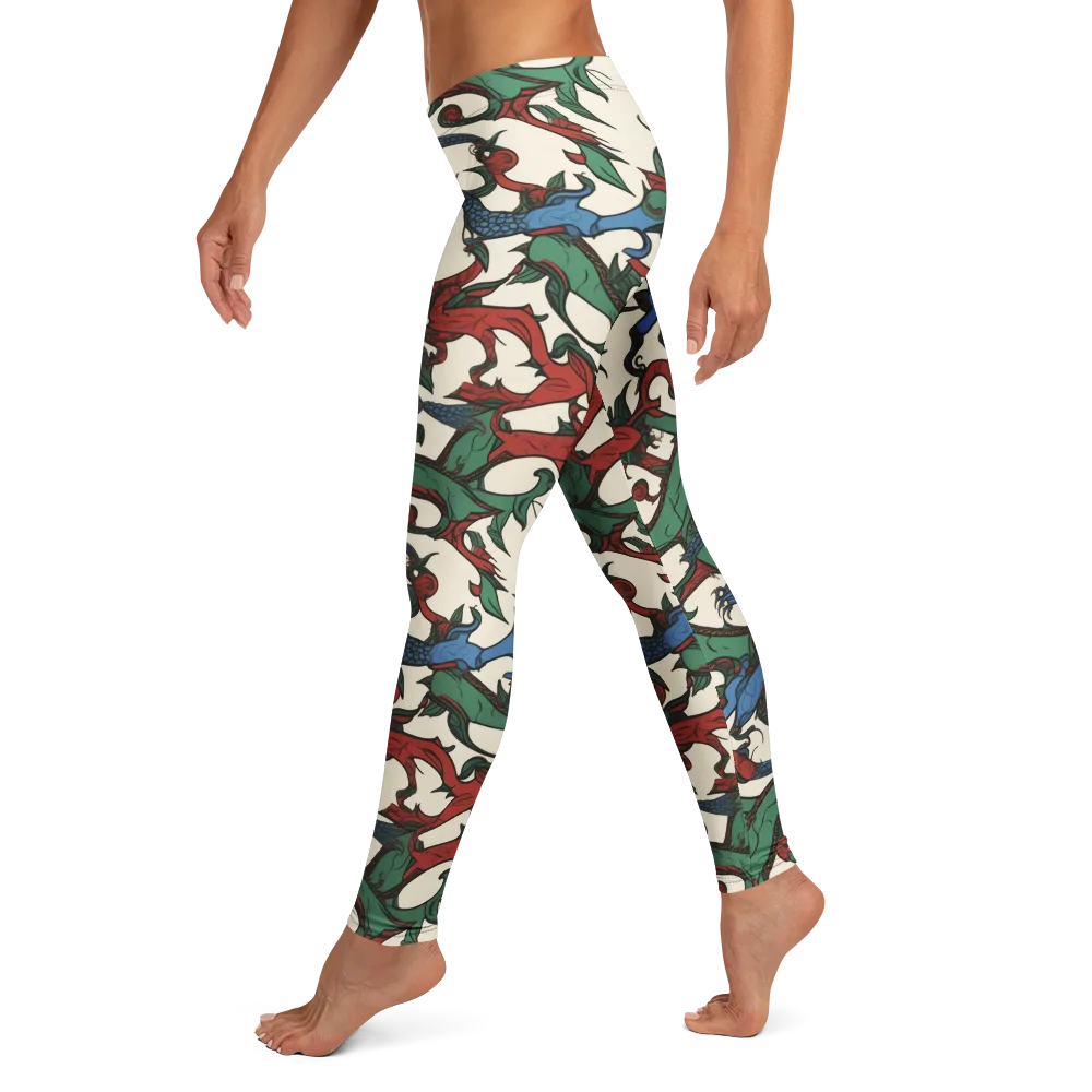 Dragonvine on Leggings — Left