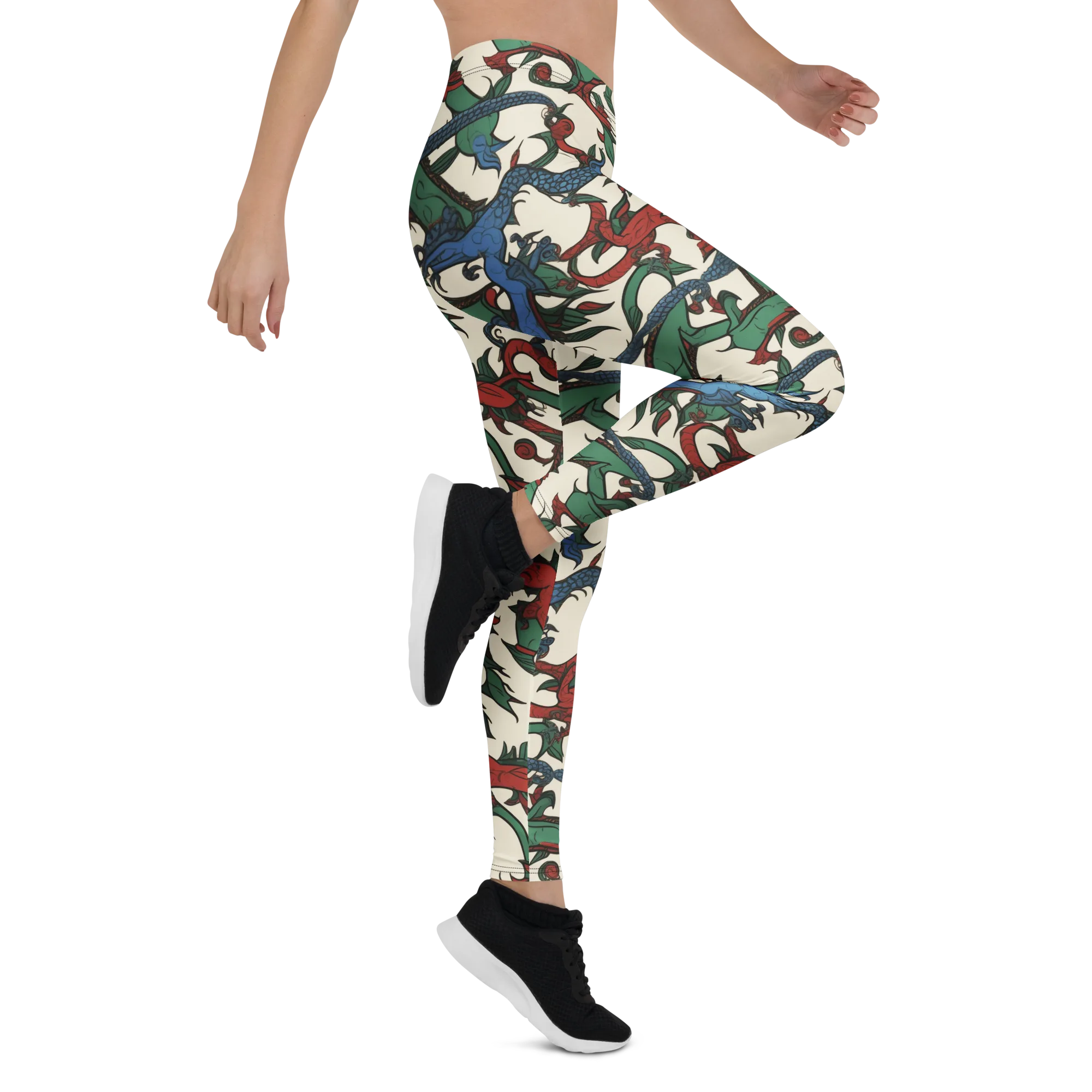 Dragonvine on Leggings — Right