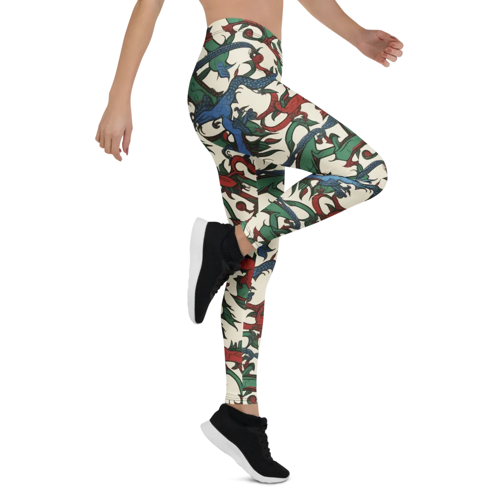 Dragonvine on Leggings — Right