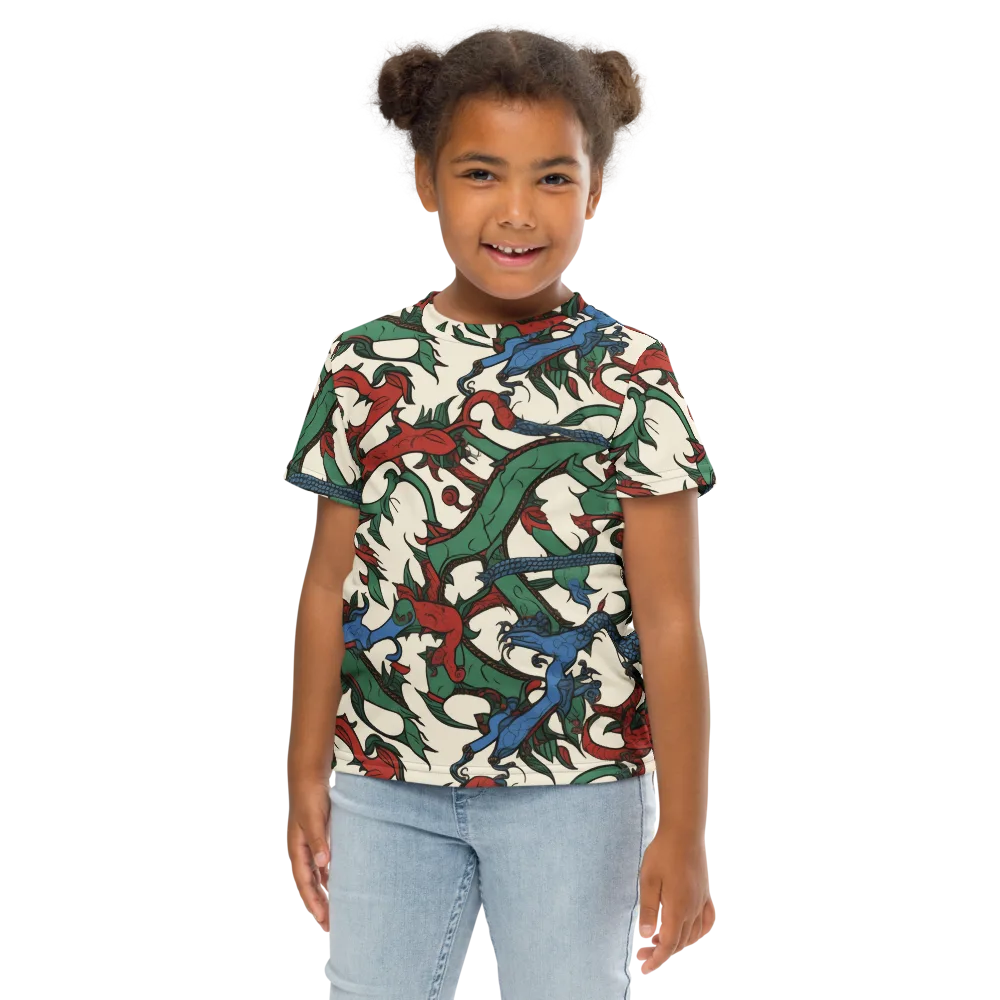 Dragonvine on Kids Crew Neck T-Shirt — Front