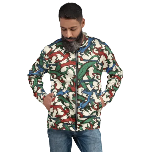 Dragonvine on a Bomber Jacket