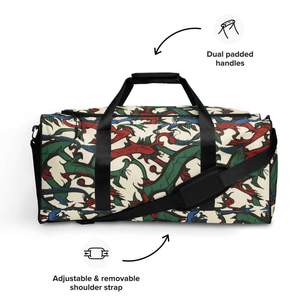 Dragonvine on Duffle Bag — Front