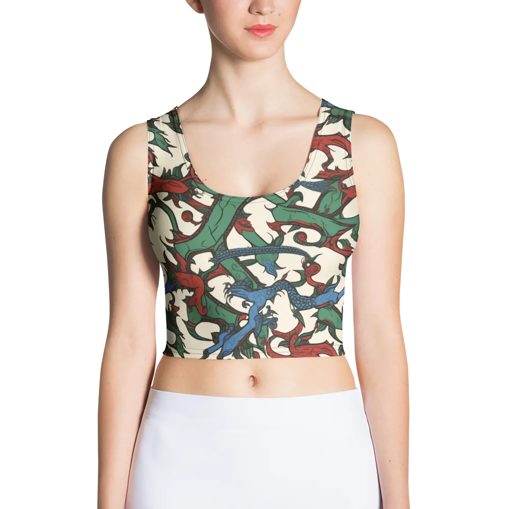 Dragonvine on Crop Top — Front
