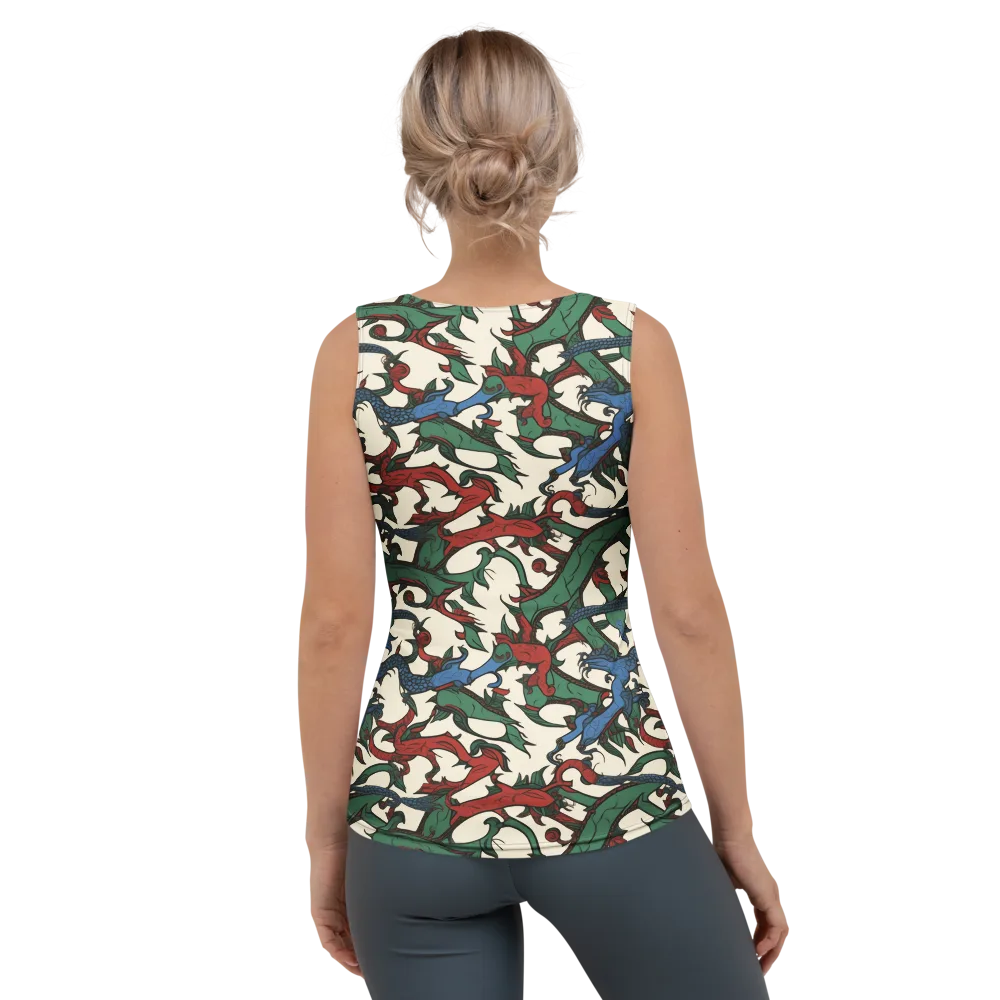 Dragonvine on Women's Tank Top — Back