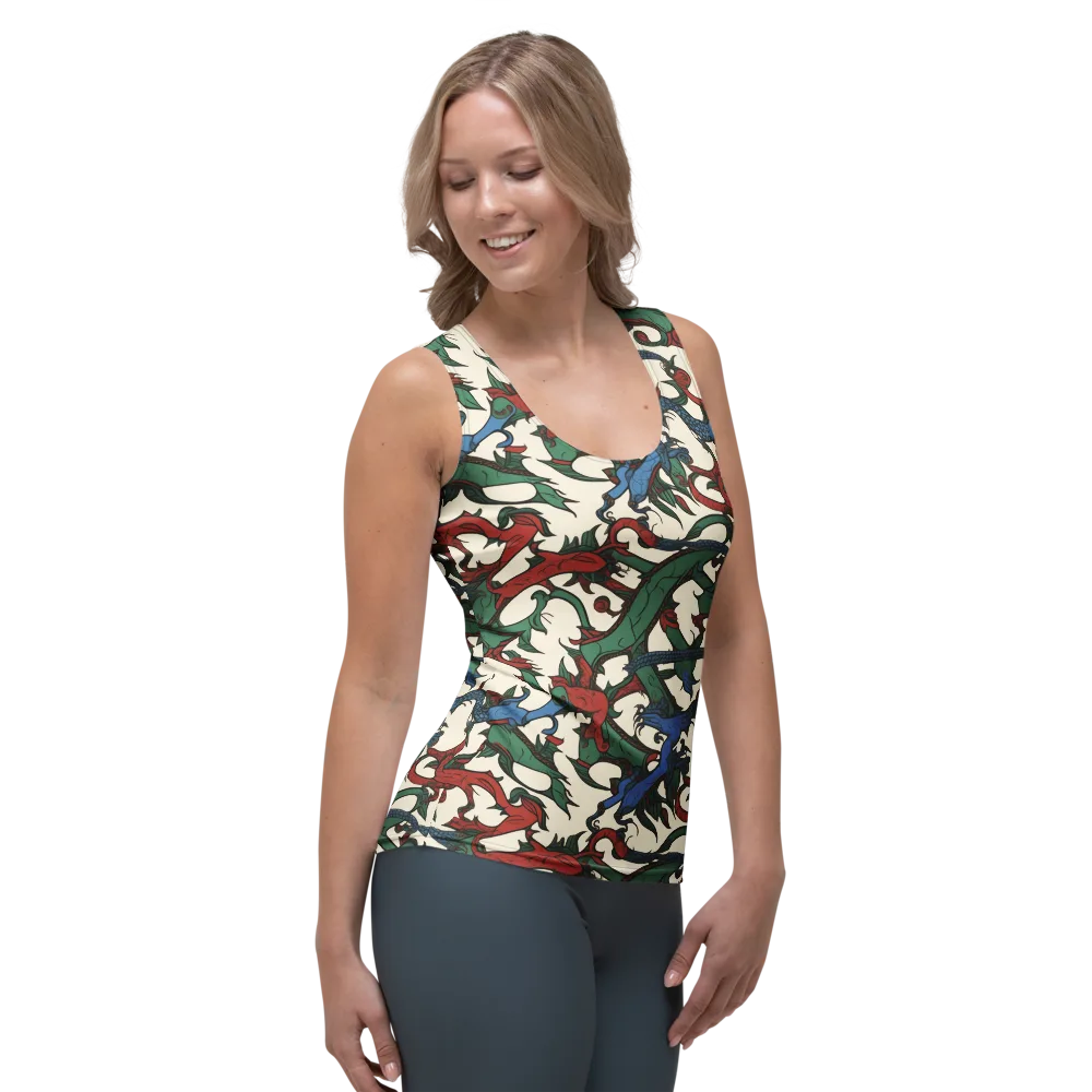 Dragonvine on Women's Tank Top — Right Front