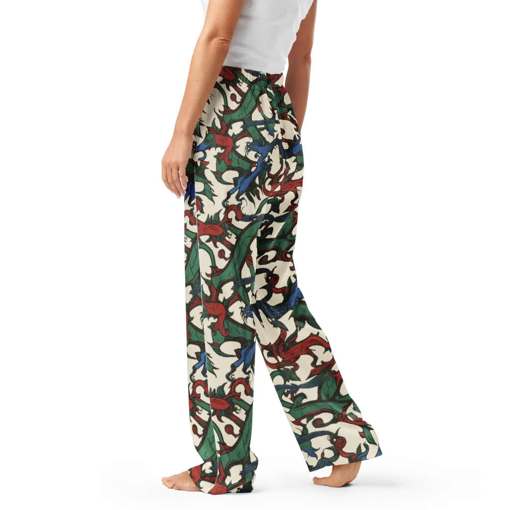 Dragonvine on Women's Pajama Pants — Left