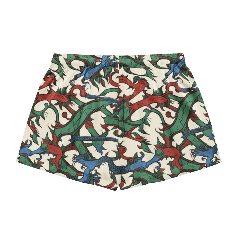 Dragonvine on Women's Pajama Shorts — Back