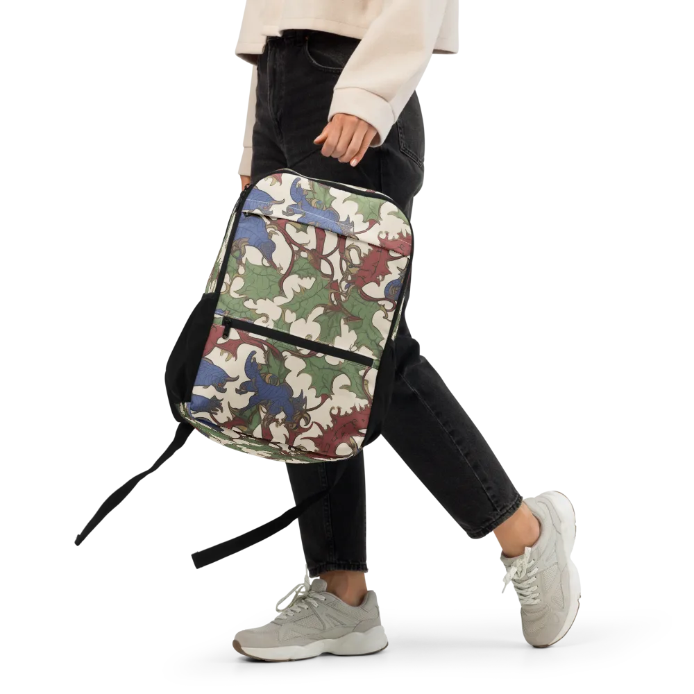 Verdant Wyverns on Utility Backpack — Front