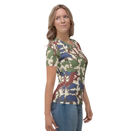 Verdant Wyverns on a Women's Crew Neck T-Shirt