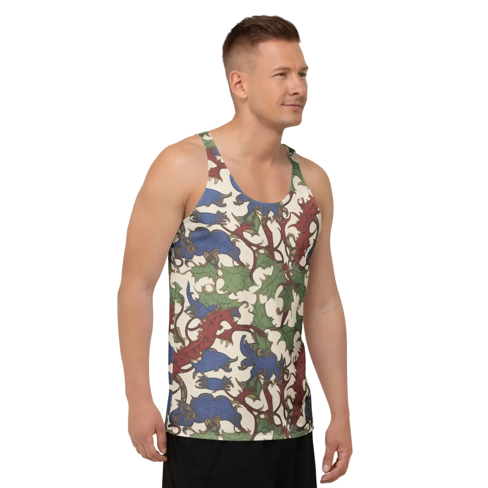 Verdant Wyverns on Men's Tank Top — Right Front