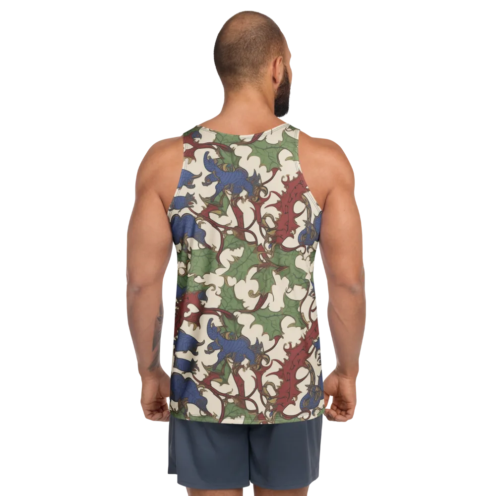 Verdant Wyverns on Men's Tank Top — Back