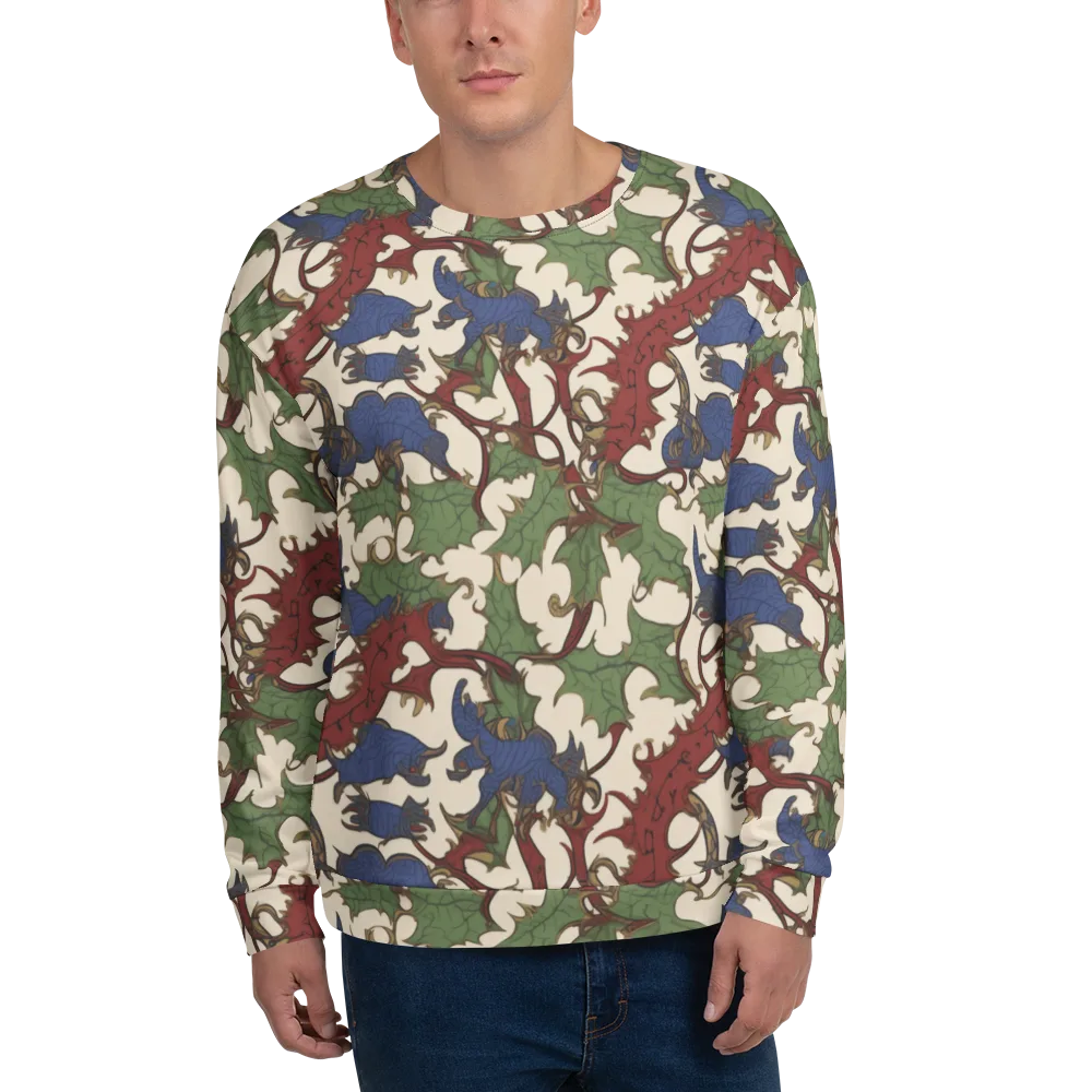 Verdant Wyverns on Sweatshirt — Front