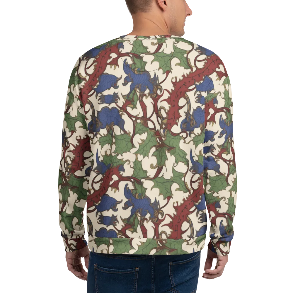 Verdant Wyverns on Sweatshirt — Back