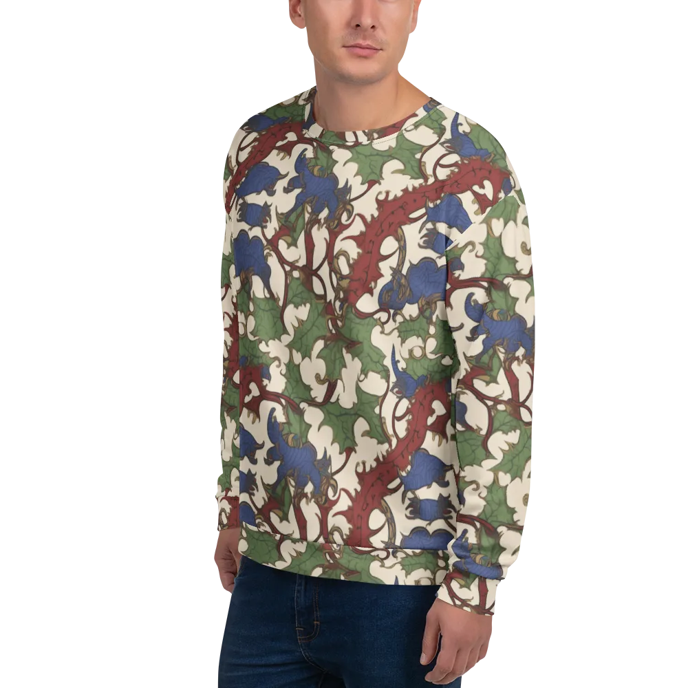 Verdant Wyverns on Sweatshirt — Left Front