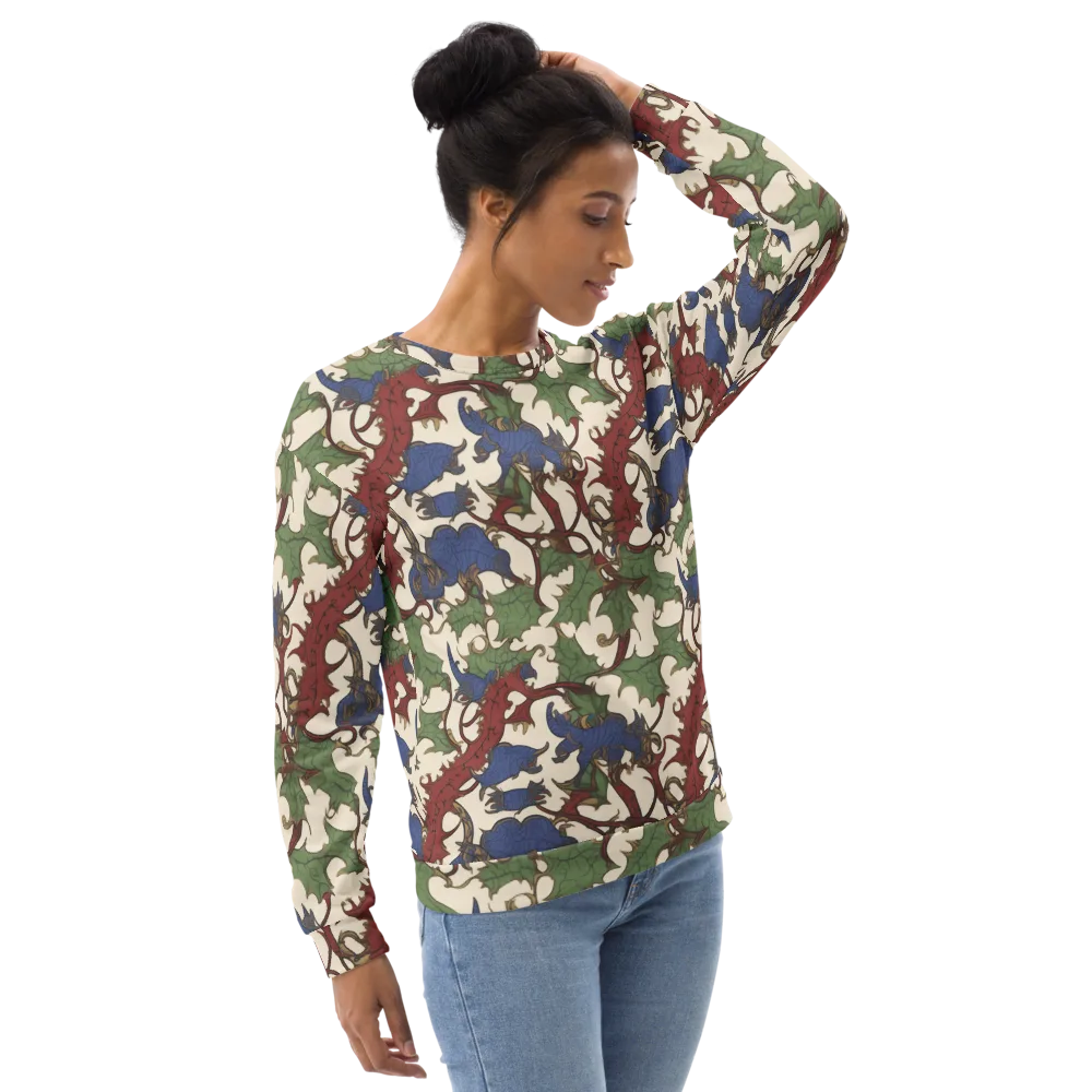 Verdant Wyverns on Sweatshirt — Right Front