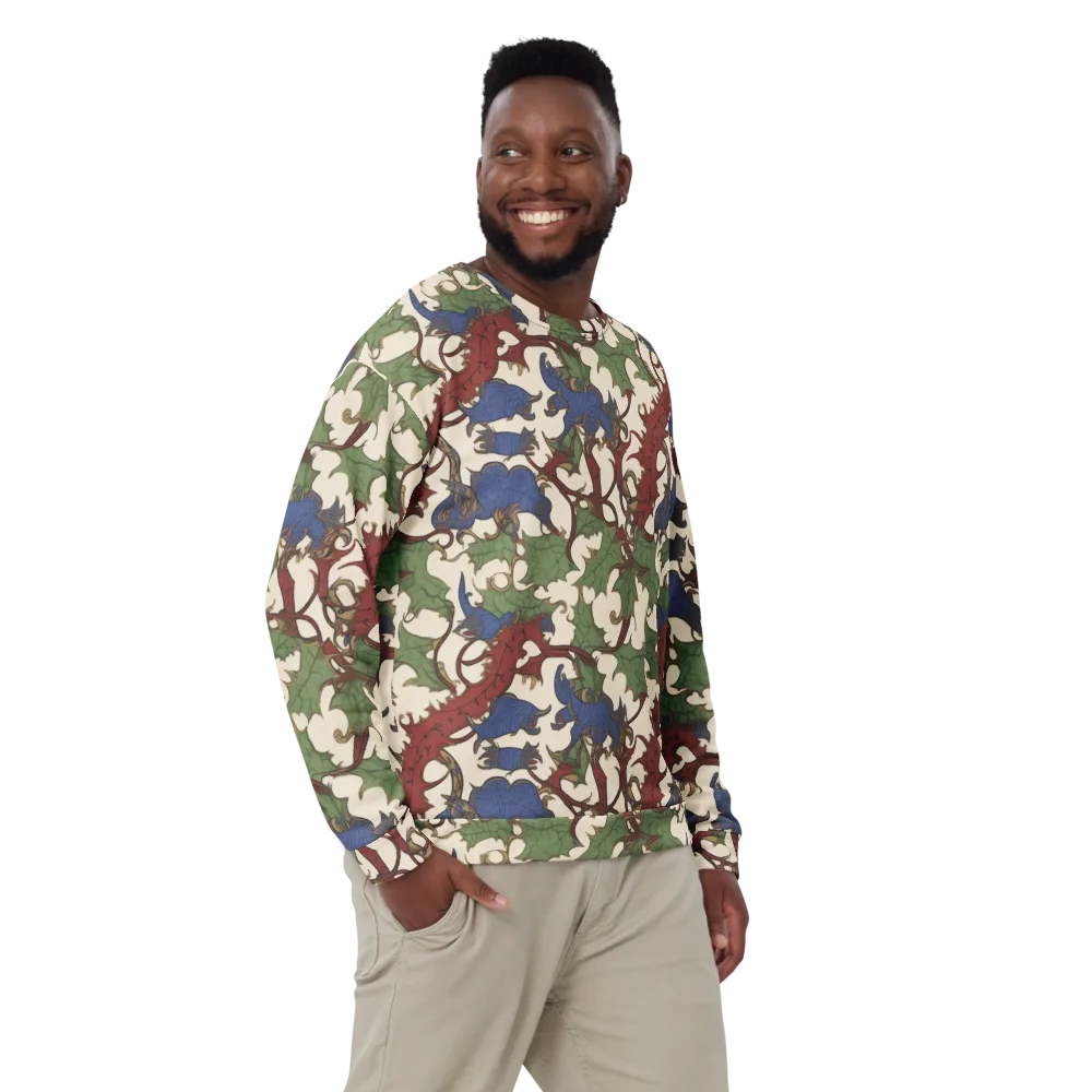 Verdant Wyverns on Sweatshirt — Front