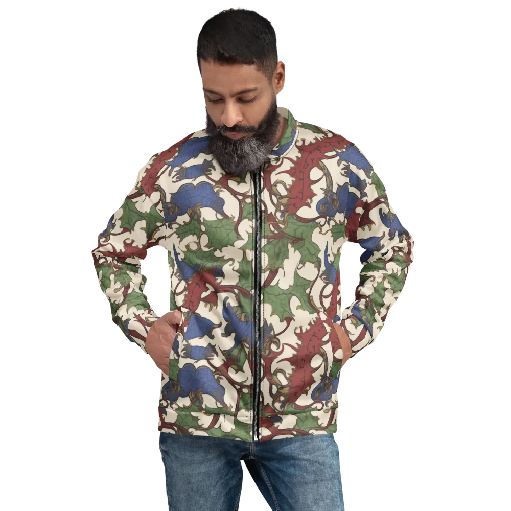 Verdant Wyverns on Bomber Jacket — Front