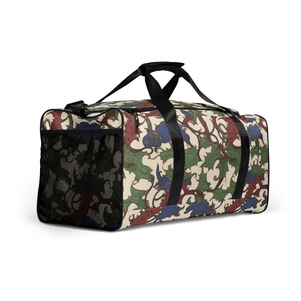 Verdant Wyverns on Duffle Bag — Right Front