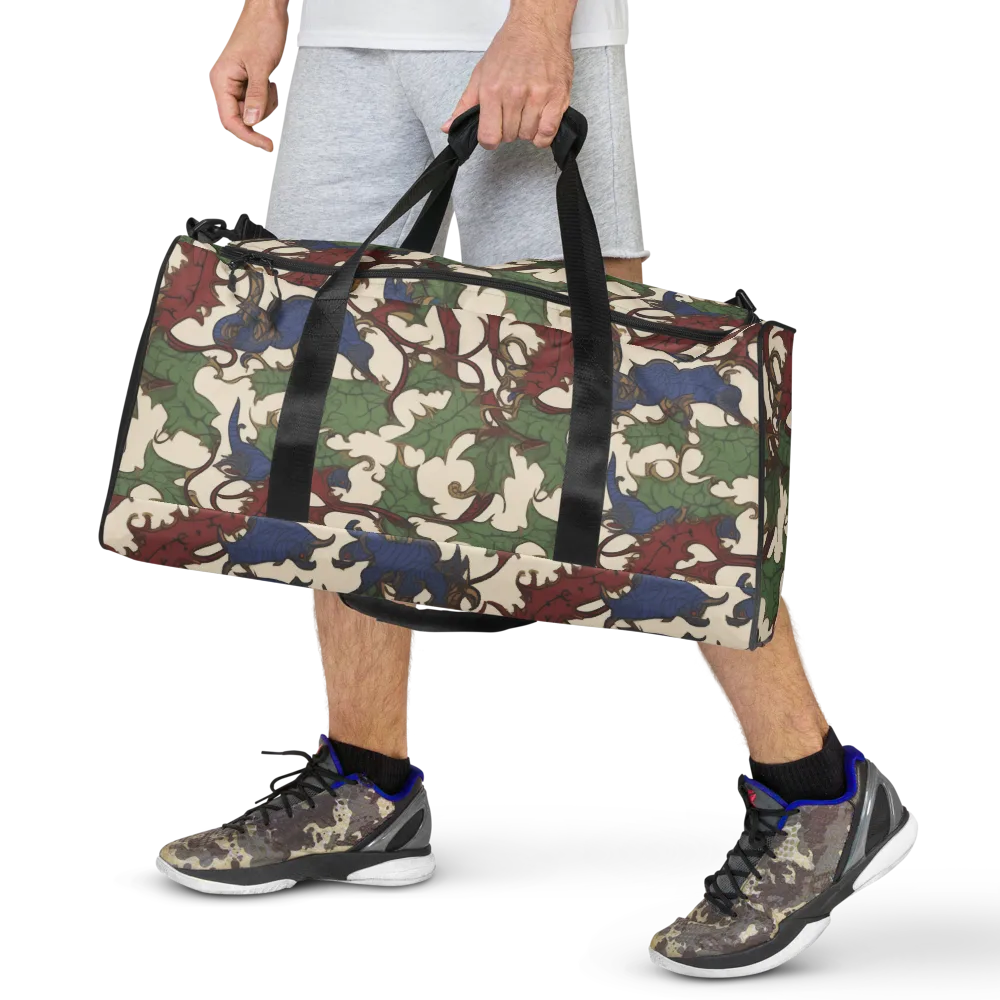 Verdant Wyverns on Duffle Bag — Front
