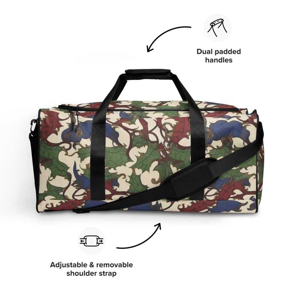 Verdant Wyverns on Duffle Bag — Front