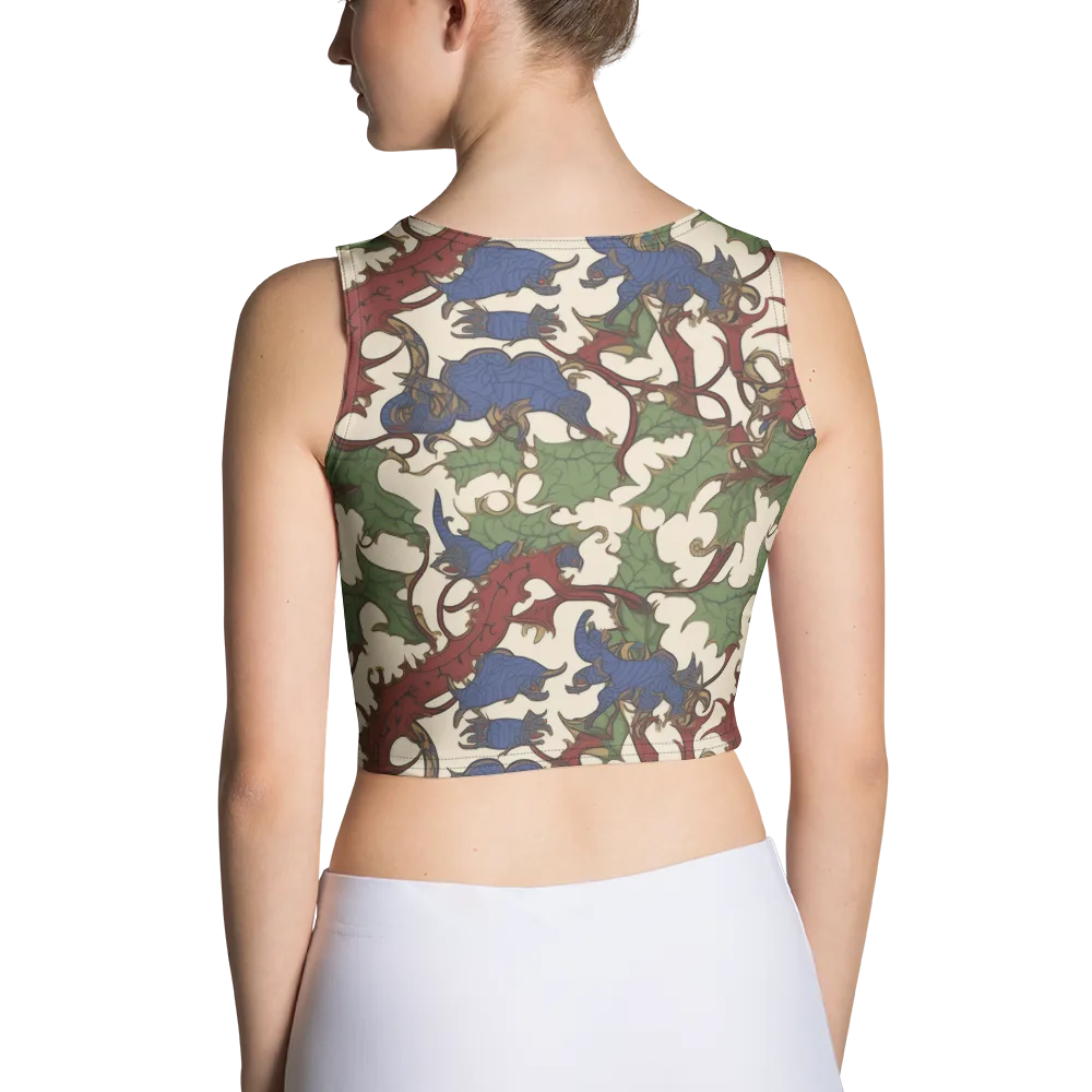Verdant Wyverns on Crop Top — Back