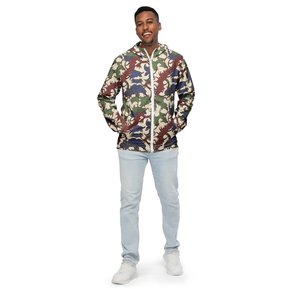Verdant Wyverns on Men's Windbreaker — Front
