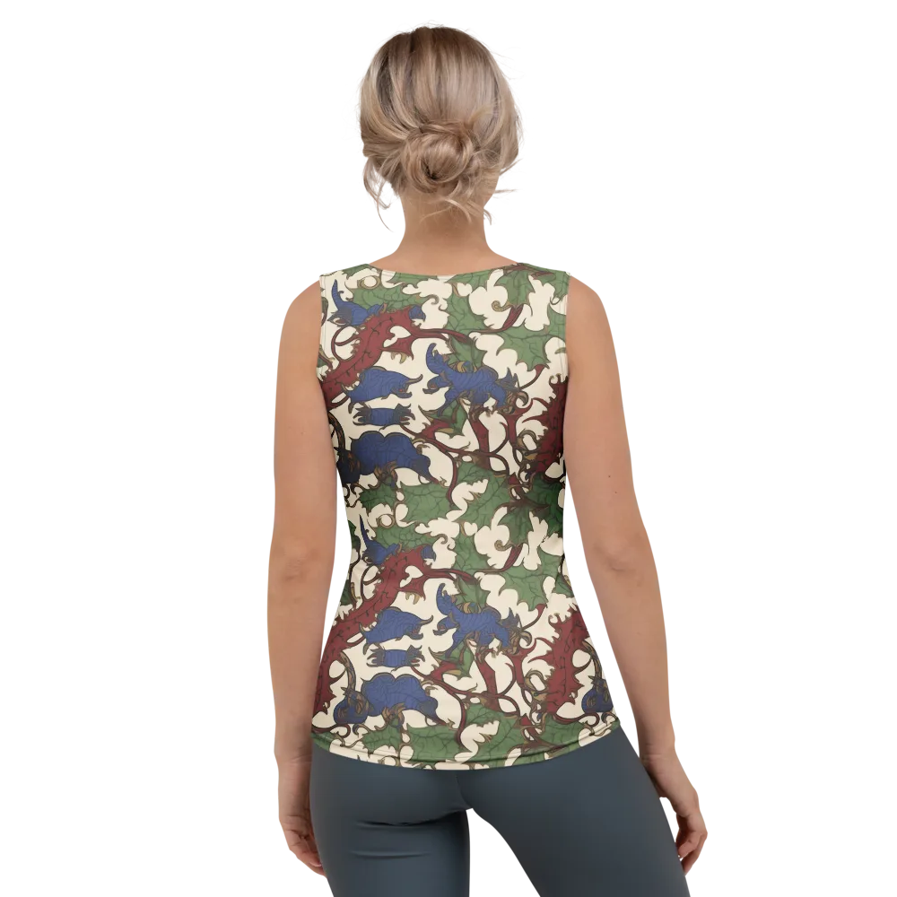 Verdant Wyverns on Women's Tank Top — Back