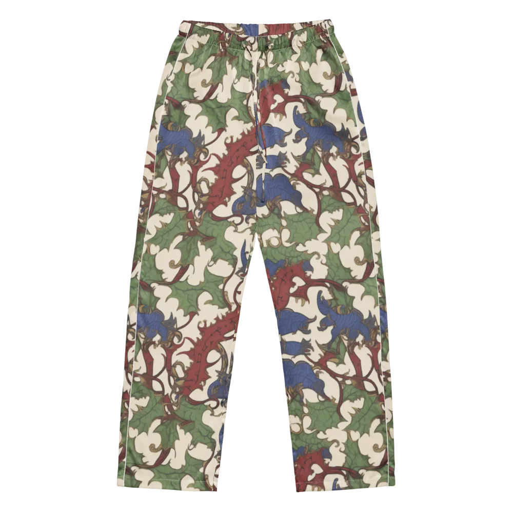 Verdant Wyverns on Women's Pajama Pants — Front