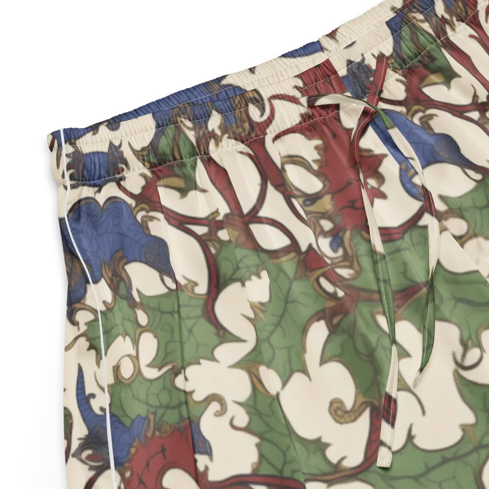 Verdant Wyverns on Women's Pajama Shorts — Product details