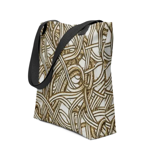 Sepia Tangle on a Tote Bag