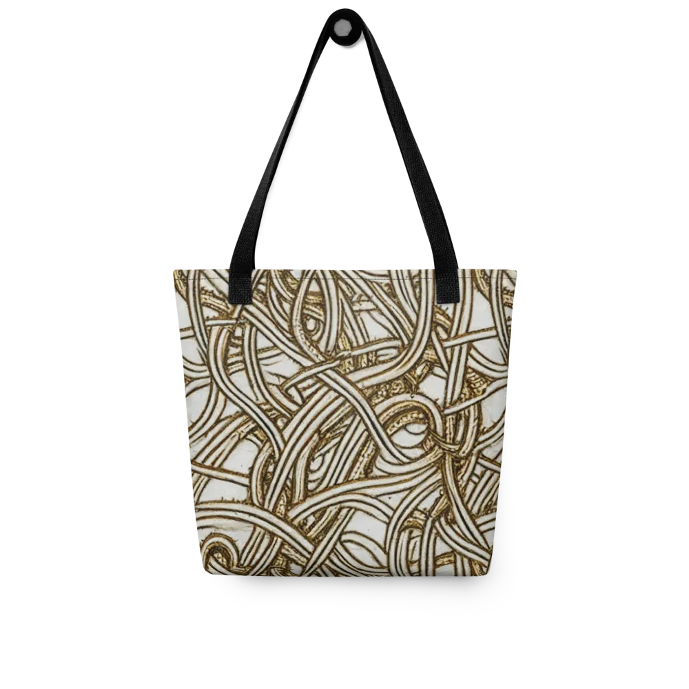 Sepia Tangle on Tote Bag — Front
