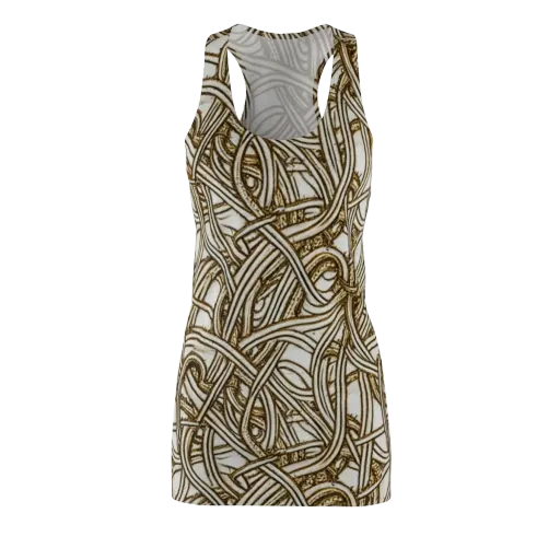 Sepia Tangle on a Racerback Dress