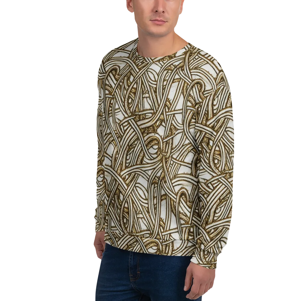 Sepia Tangle on Sweatshirt — Left Front