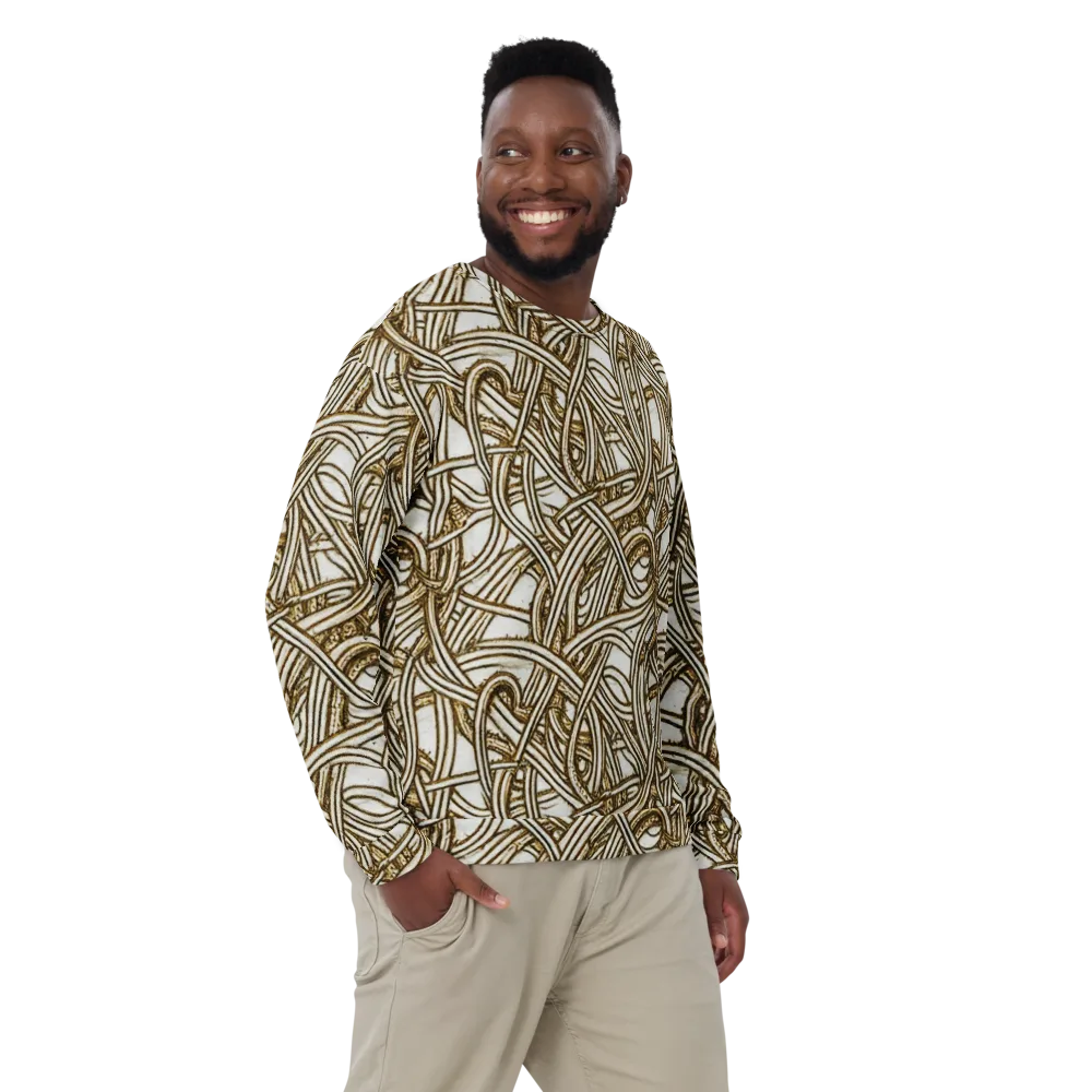 Sepia Tangle on Sweatshirt — Front