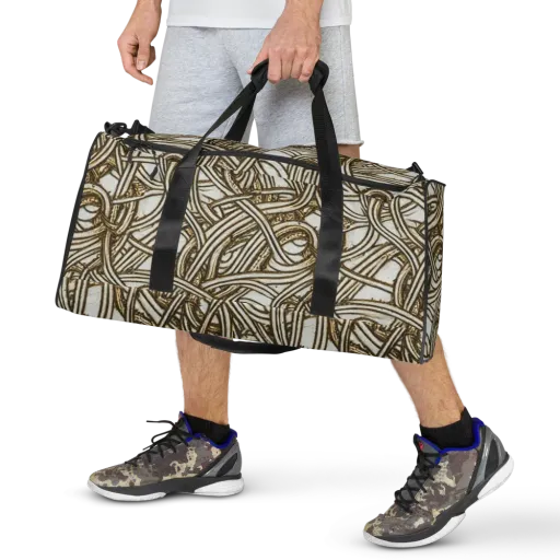 Sepia Tangle on a Duffle Bag