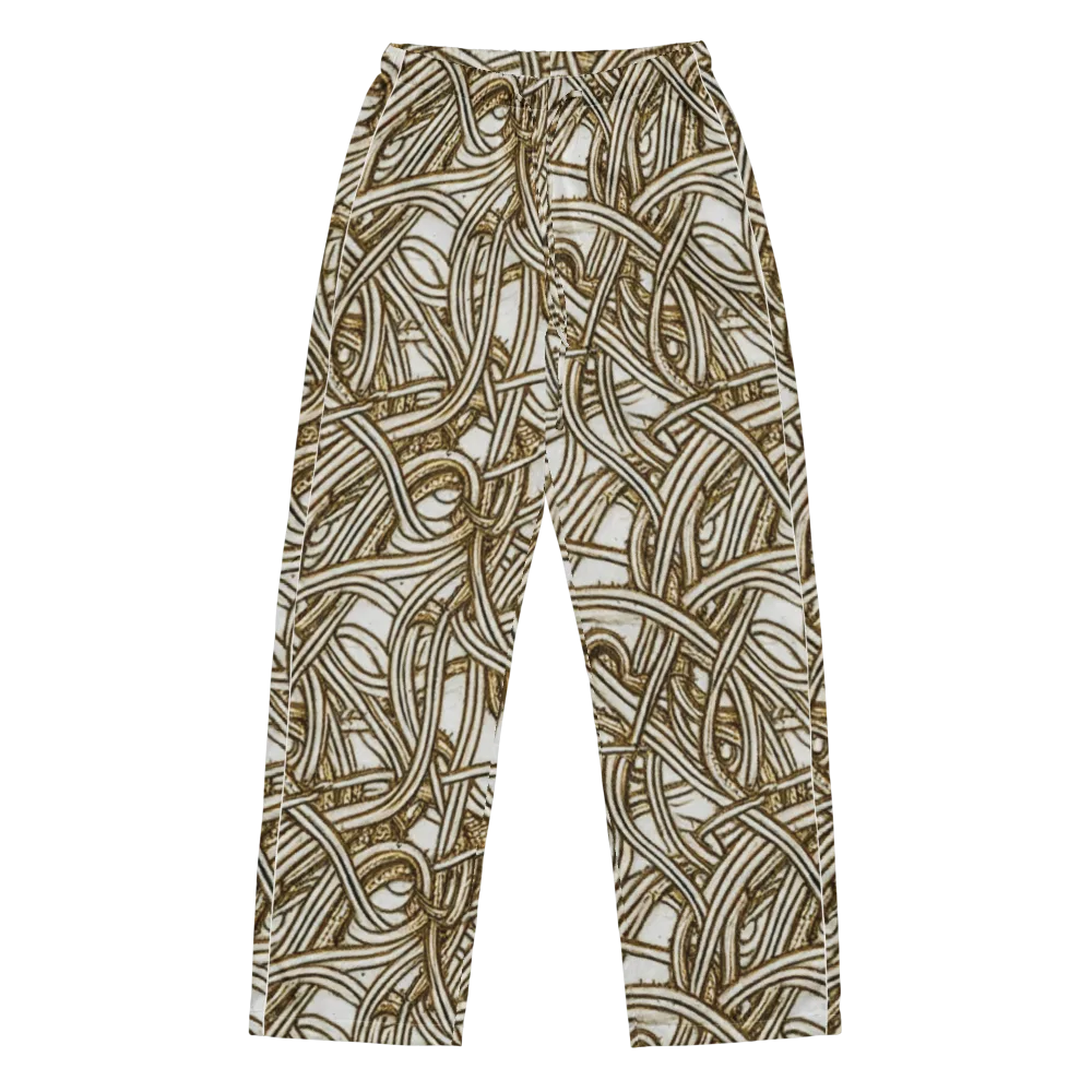 Sepia Tangle on Women's Pajama Pants — Front