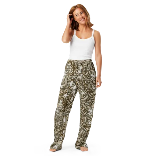 Sepia Tangle on a Women's Pajama Pants