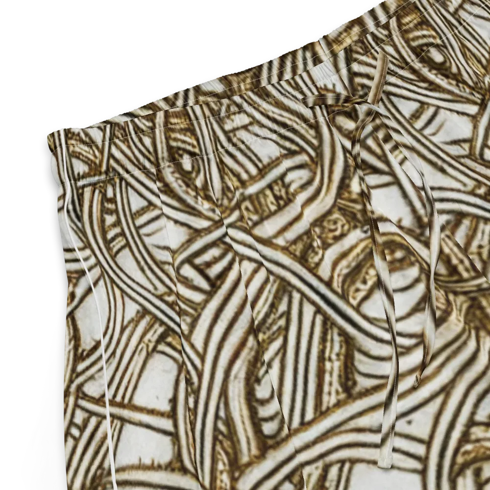 Sepia Tangle on Women's Pajama Shorts — Product details
