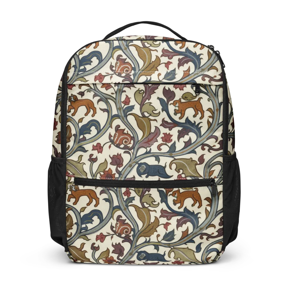 Arboreal Menagerie on Utility Backpack — Front