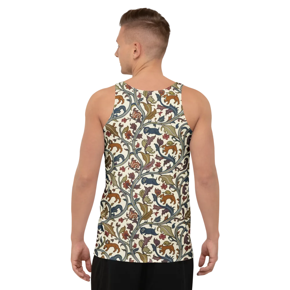 Arboreal Menagerie on Men's Tank Top — Back