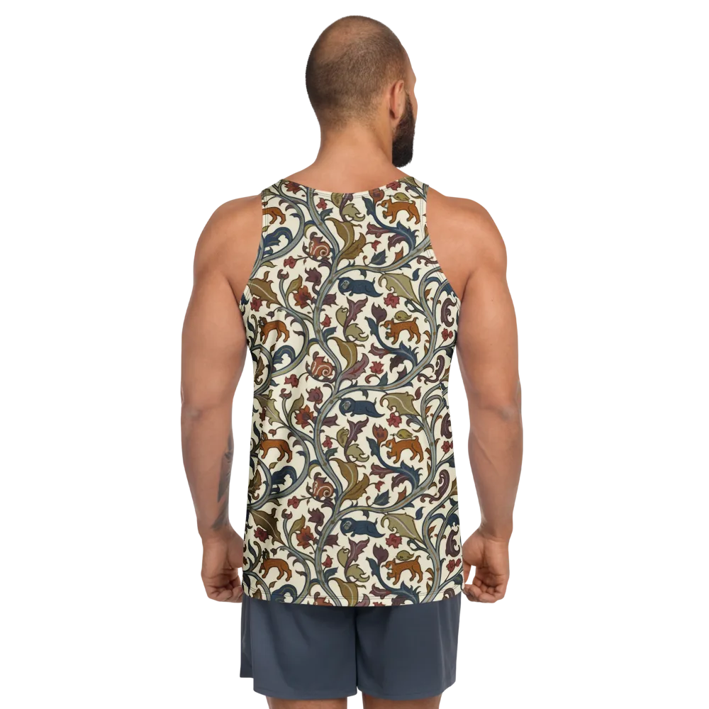 Arboreal Menagerie on Men's Tank Top — Back