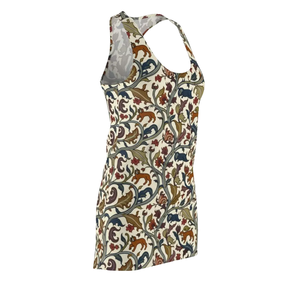 Arboreal Menagerie on Racerback Dress — Front Side