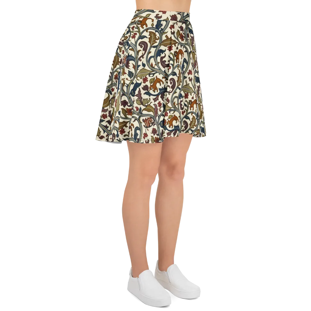 Arboreal Menagerie on Skater Skirt — Right